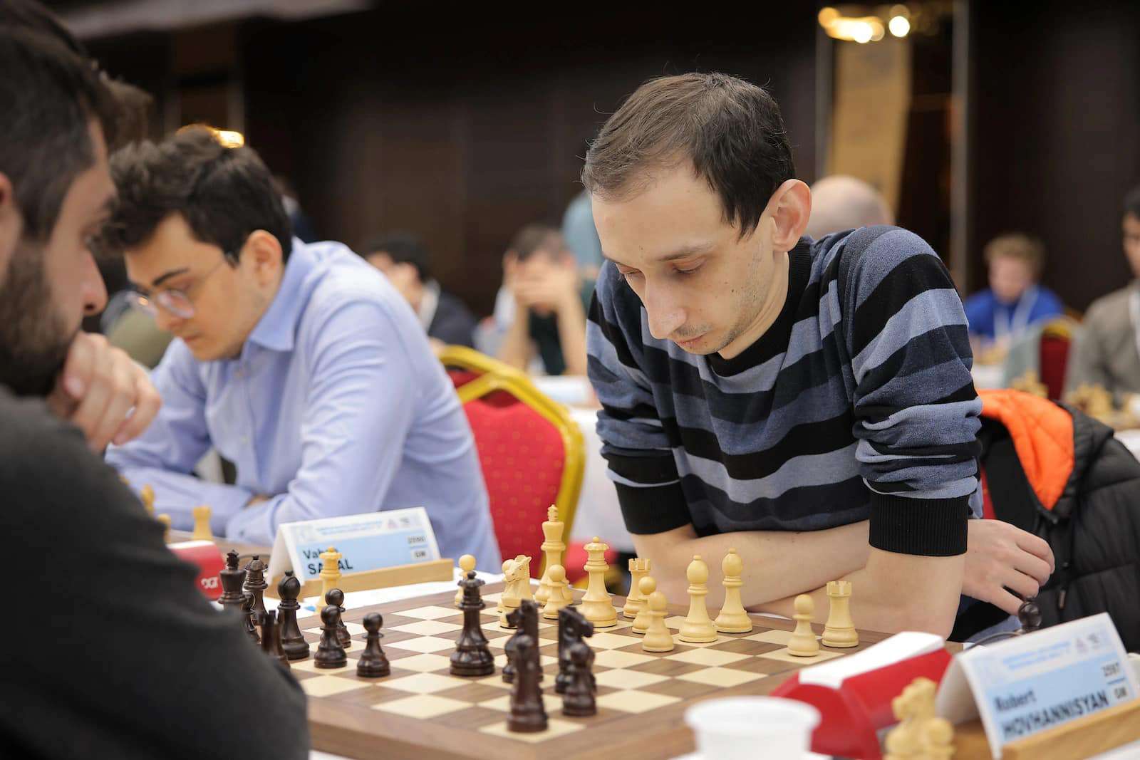 Armenian chess players at the Zonal Tournament