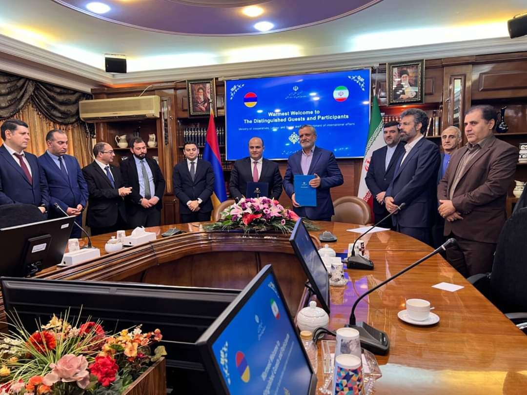 Между Арменией и Ираном подписан меморандум о сотрудничестве